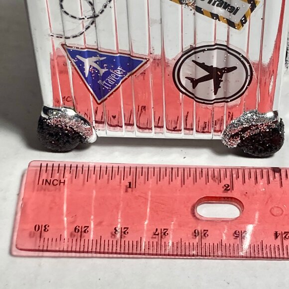 Luggage Suitcase Christmas Tree Ornament Travel Agent Stewardess Pilot Cruise - Picture 10 of 11